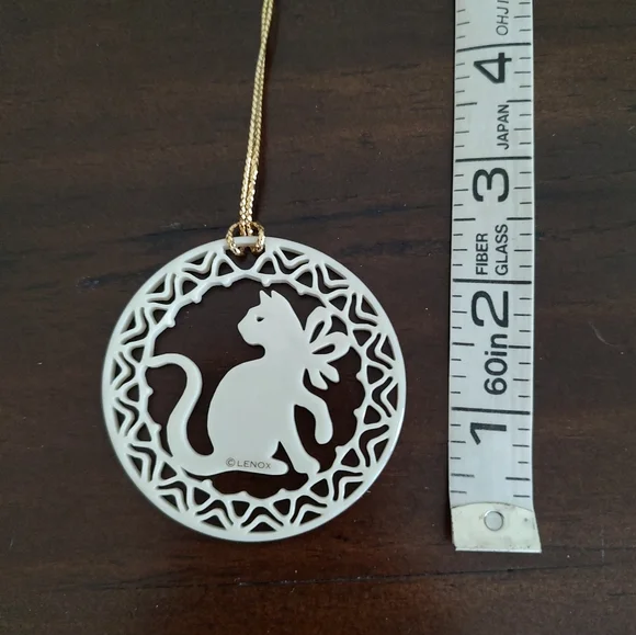 Lenox Cat Vintage Ornament Christmas Holiday In Box - Picture 5 of 5